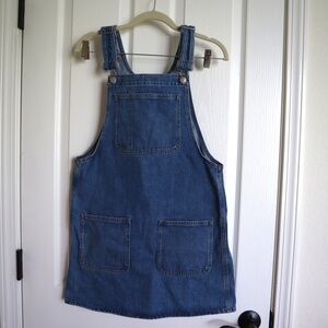 EUC Madewell Denim Overall Dress 100% Cotton
